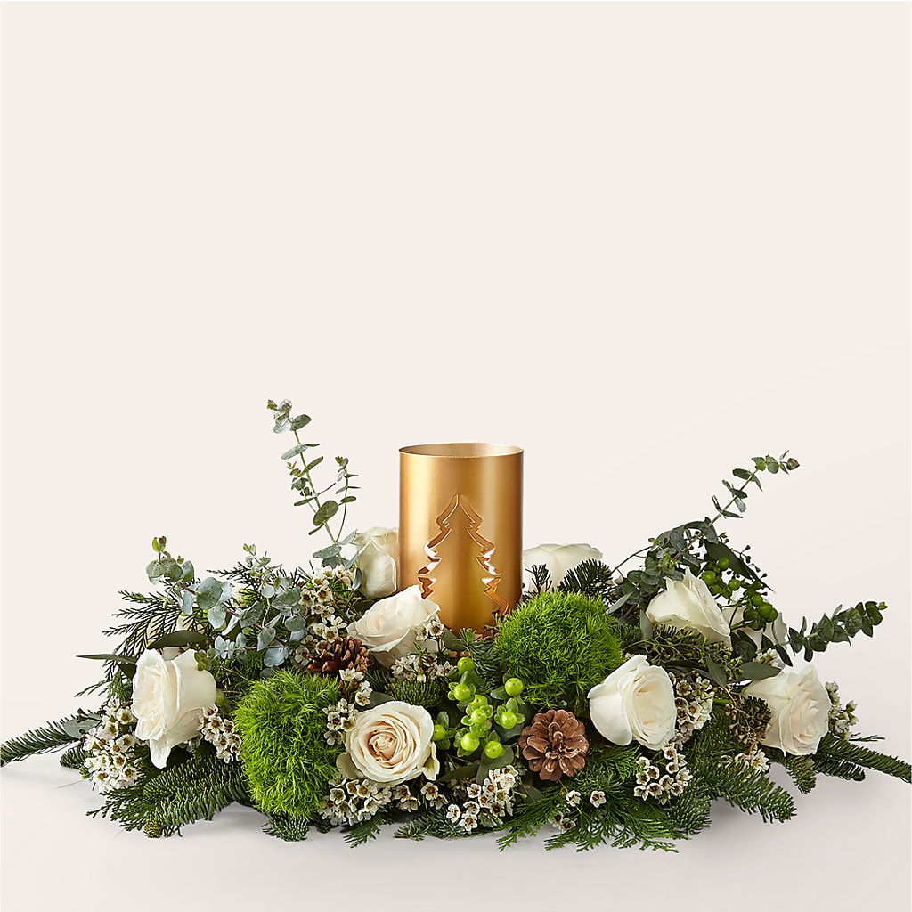 Chestnuts Roasting Centerpiece – Magical Flowers, Naples FL
