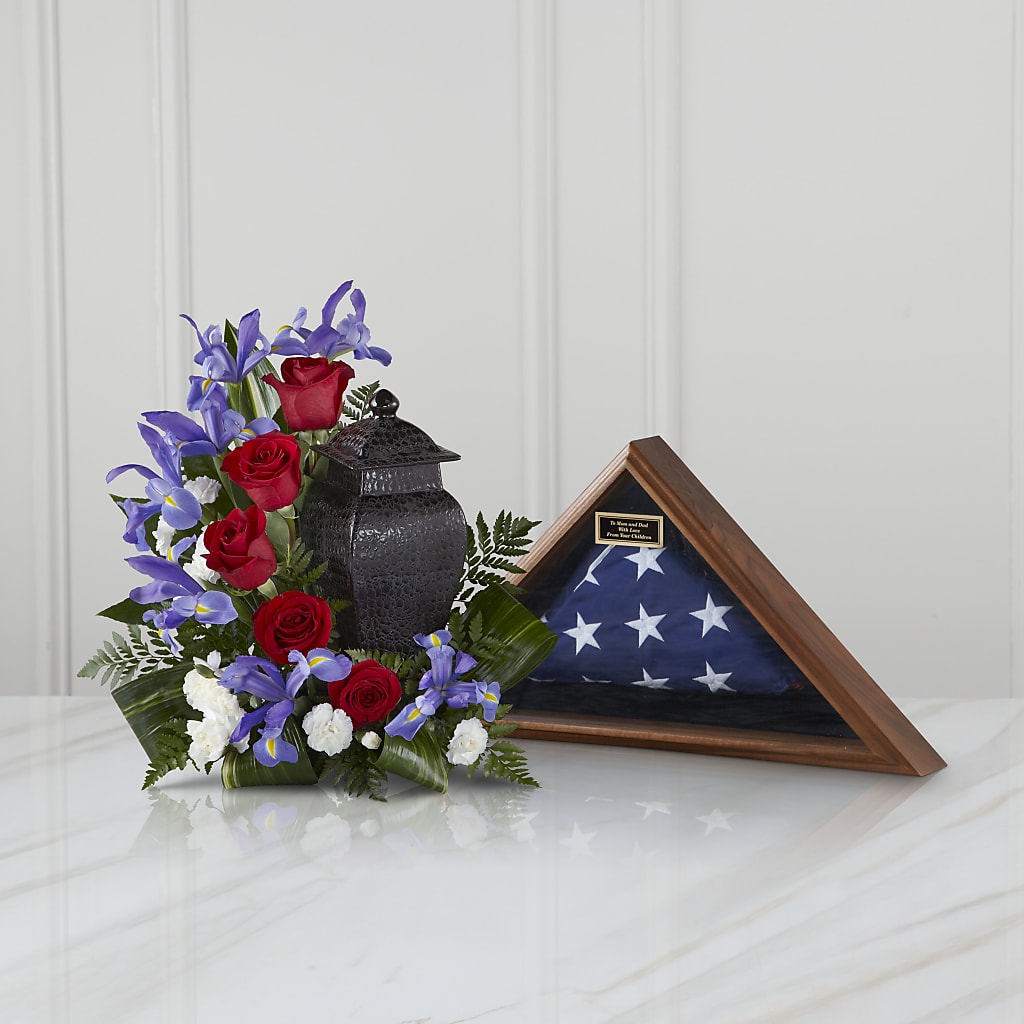 Patriotic Tribute Arrangement – Magical Flowers, Naples FL