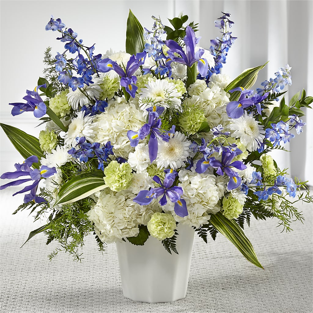 Soft Serenity Floor Basket – Magical Flowers, Naples FL