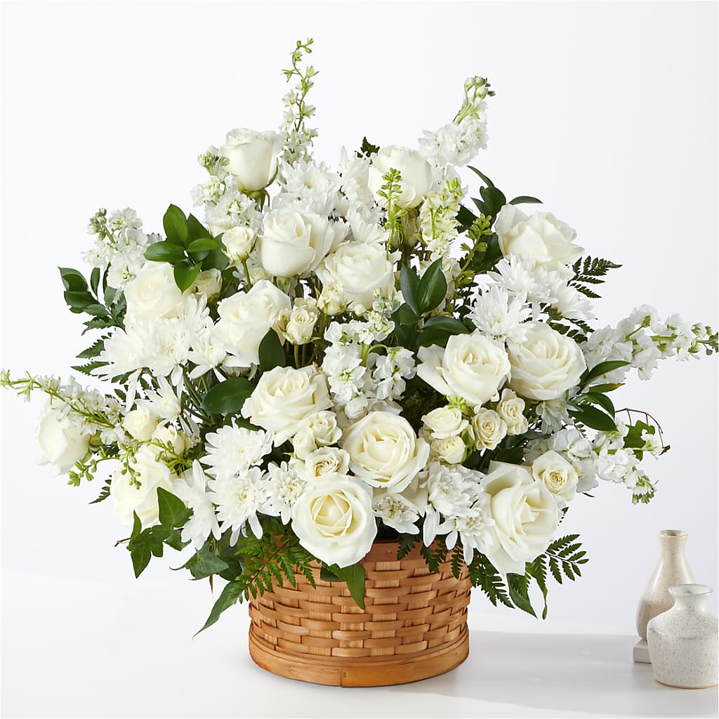 Heartfelt Condolences Arrangement – Magical Flowers, Naples FL