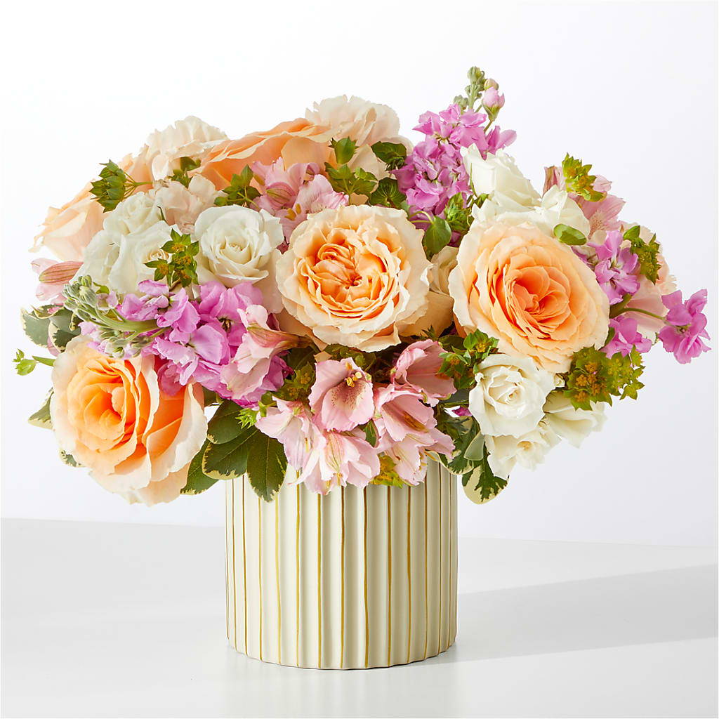 Paradise Bouquet with Ivory Vase – Magical Flowers, Naples FL