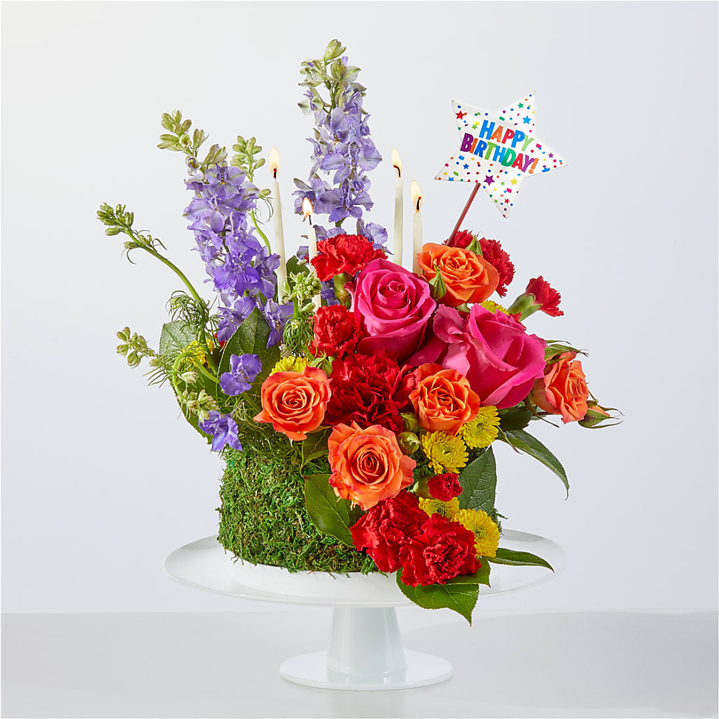 Best Year Yet Floral Cake – Magical Flowers, Naples FL