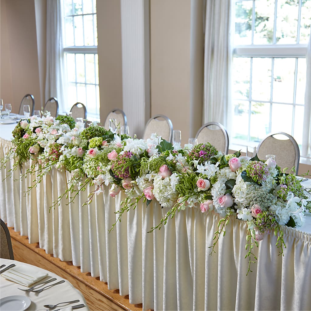 State of Joy Head Table Arrangement – Magical Flowers, Naples FL
