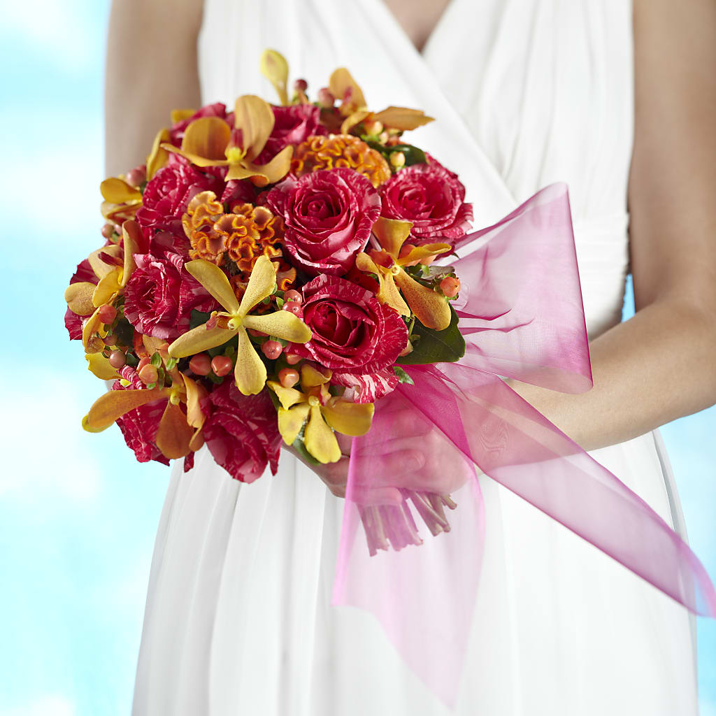 Brilliant Shades of Love Bouquet – Magical Flowers, Naples FL