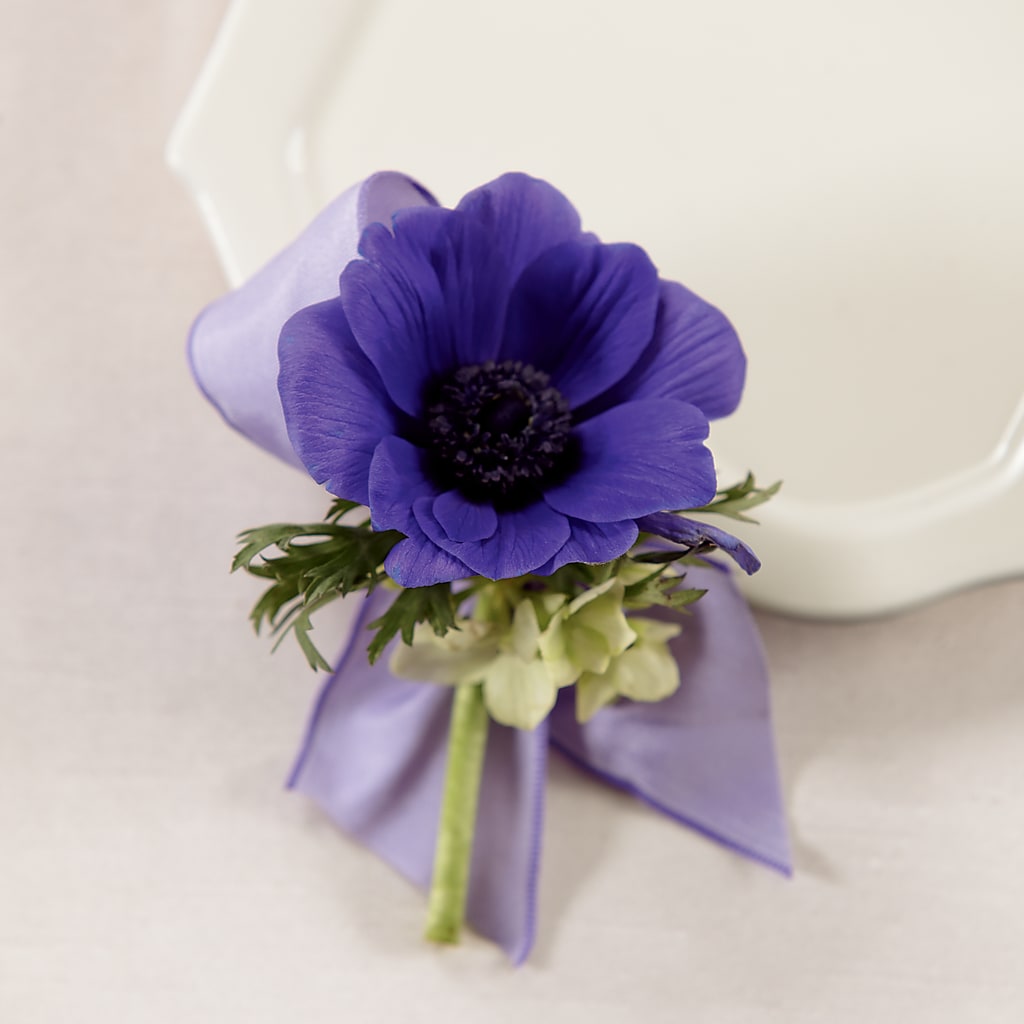 Purple Passion Boutonniere – Magical Flowers, Naples FL