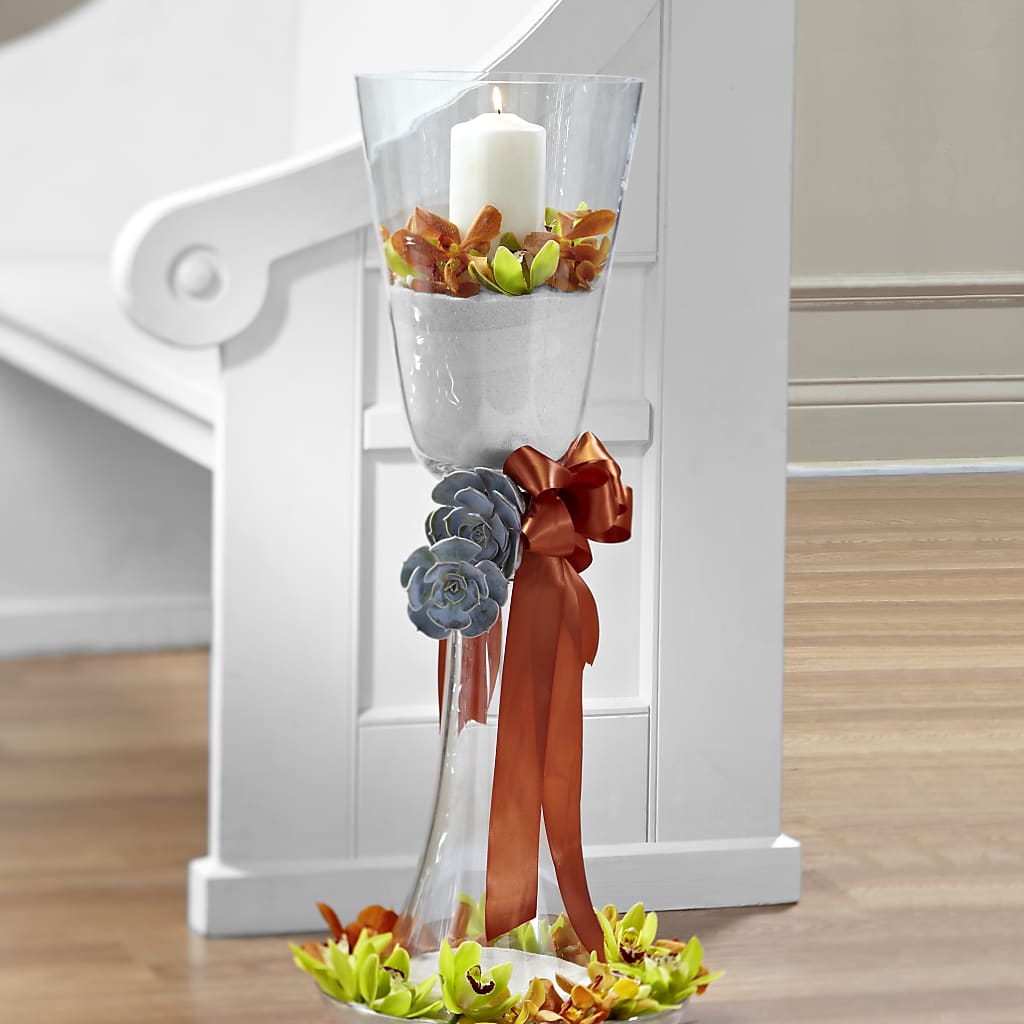 Matrimony Pew Decor – Magical Flowers, Naples FL
