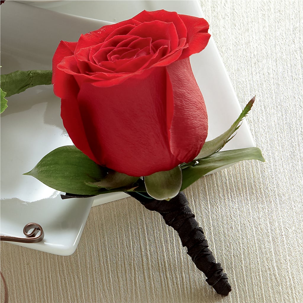 Red Rose Boutonniere – Magical Flowers, Naples FL