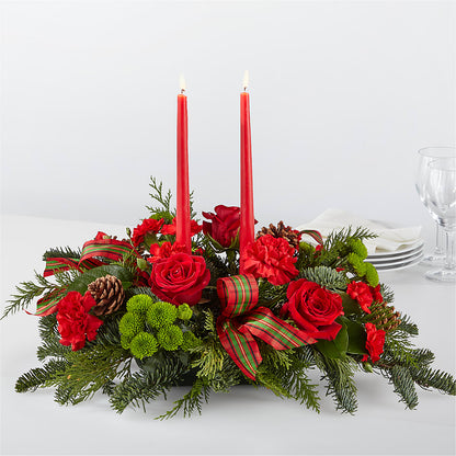 By the Candlelight Centerpiece –  Magical Flowers, Naples FL
