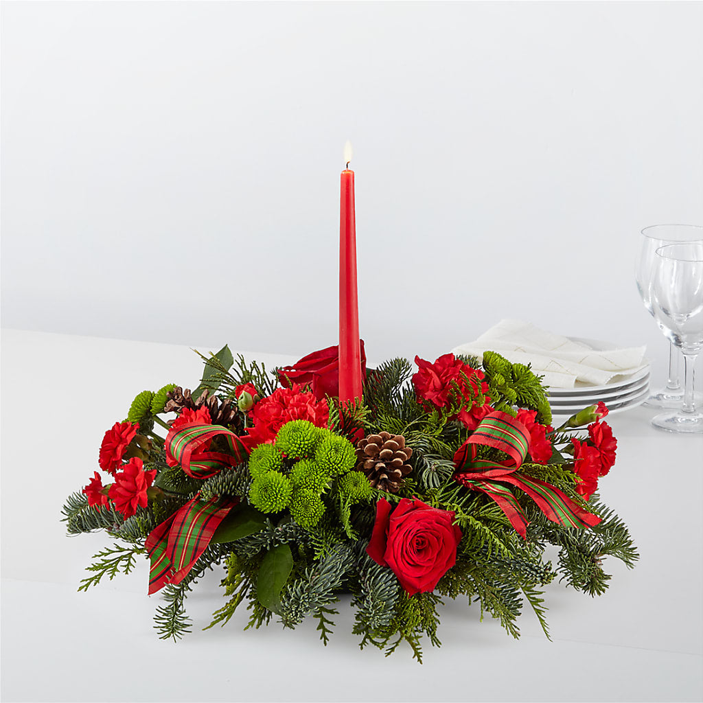By the Candlelight Centerpiece –  Magical Flowers, Naples FL