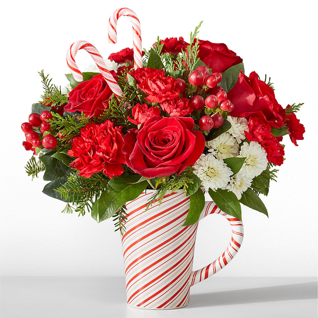 Peppermint Swirl Mug –  Magical Flowers, Naples FL