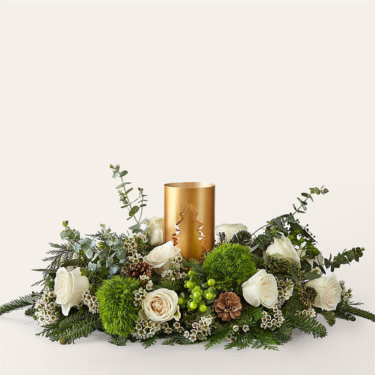 Chestnuts Roasting Centerpiece –  Magical Flowers, Naples FL