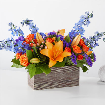 Radiant Citrus Box Bouquet –  Magical Flowers, Naples FL