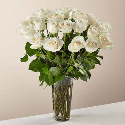 Long Stem White Rose Bouquet –  Magical Flowers, Naples FL