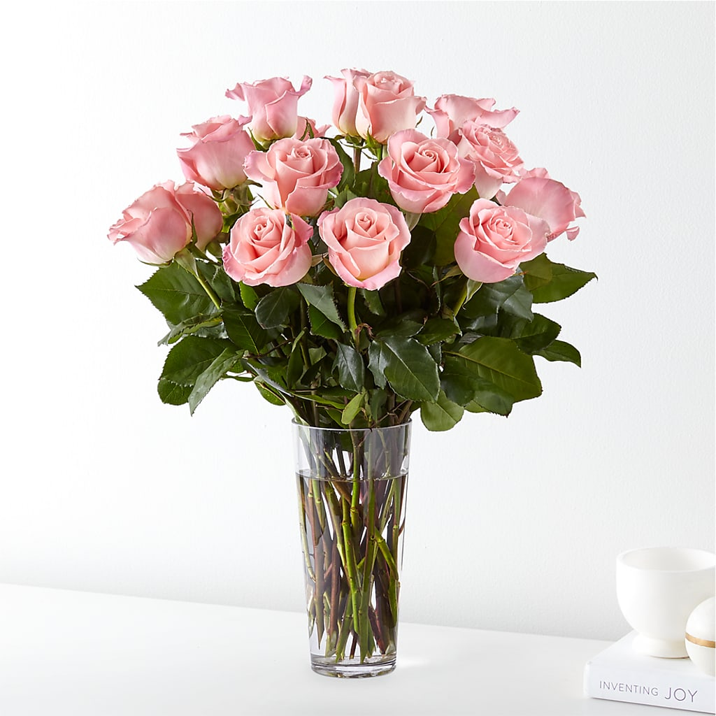 Long Stem Pink Rose Bouquet –  Magical Flowers, Naples FL