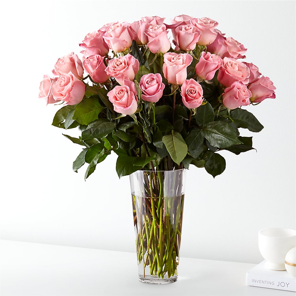 Long Stem Pink Rose Bouquet –  Magical Flowers, Naples FL