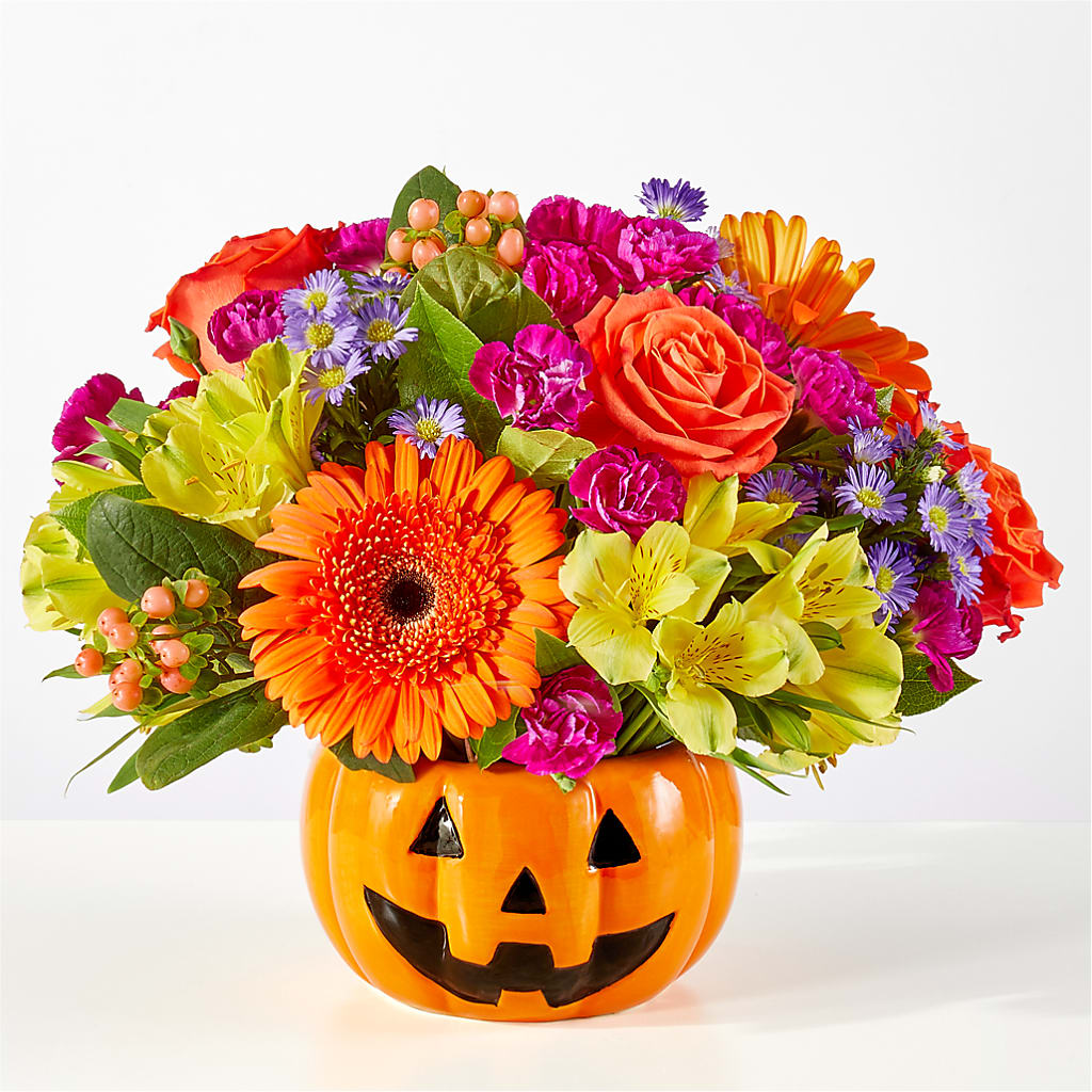 Tricks & Treats Pumpkin –  Magical Flowers, Naples FL