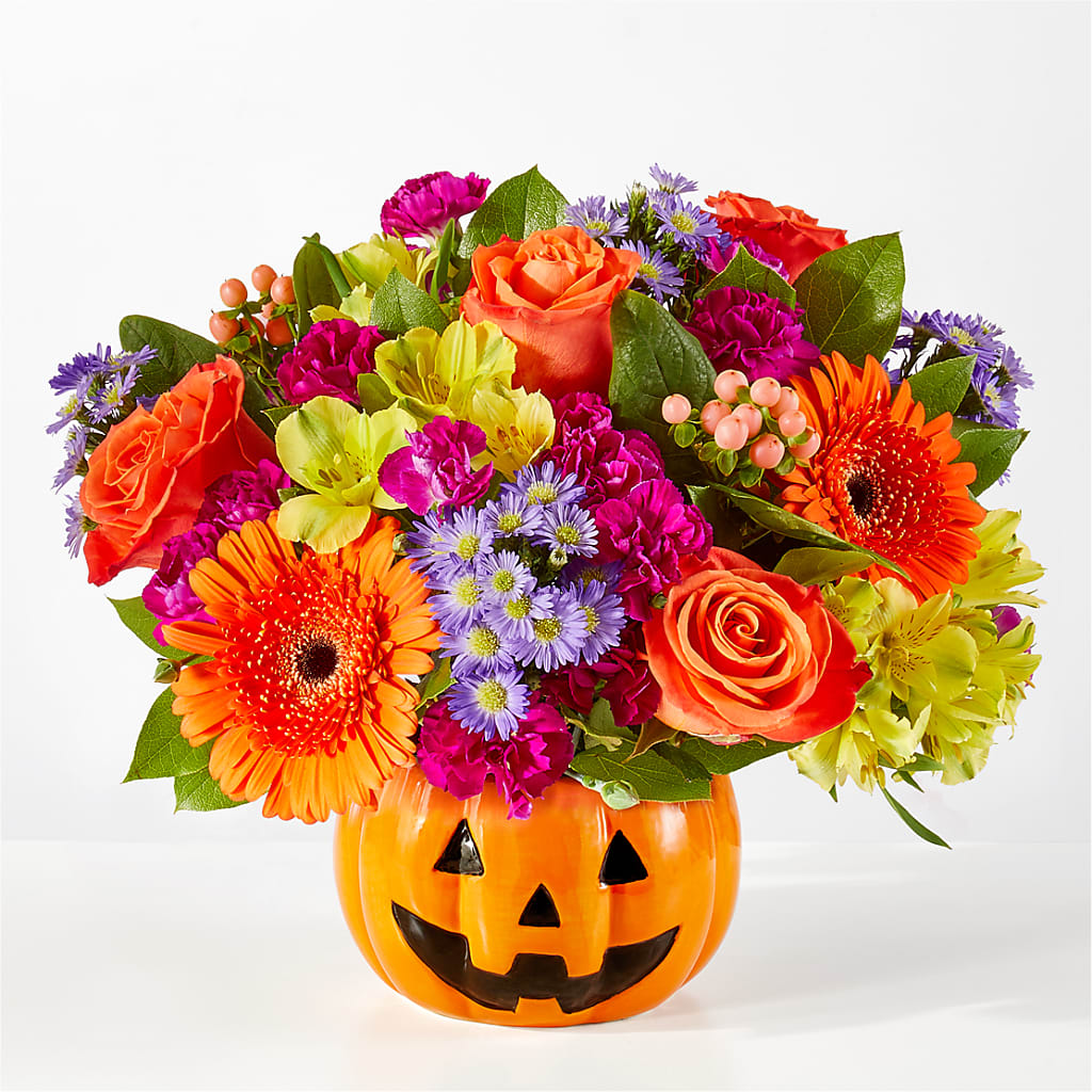 Tricks & Treats Pumpkin –  Magical Flowers, Naples FL