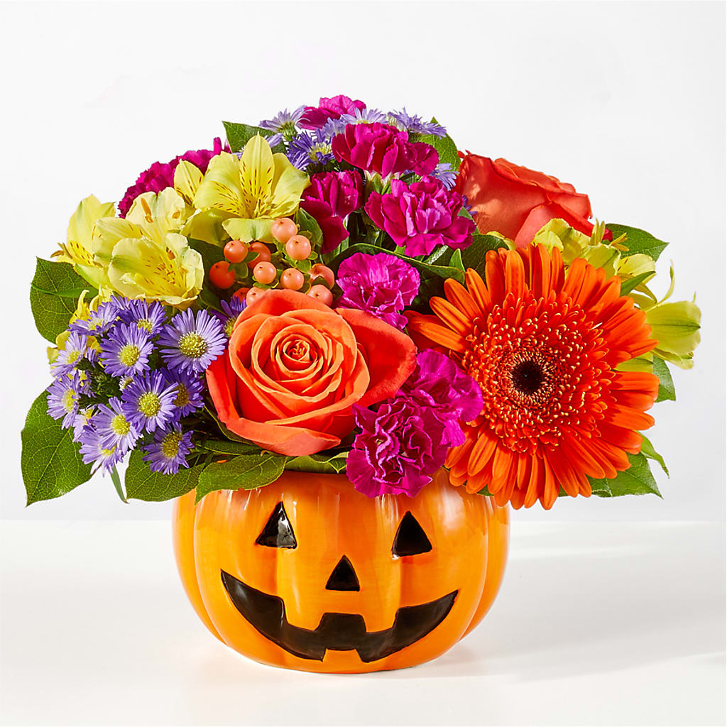 Tricks & Treats Pumpkin –  Magical Flowers, Naples FL