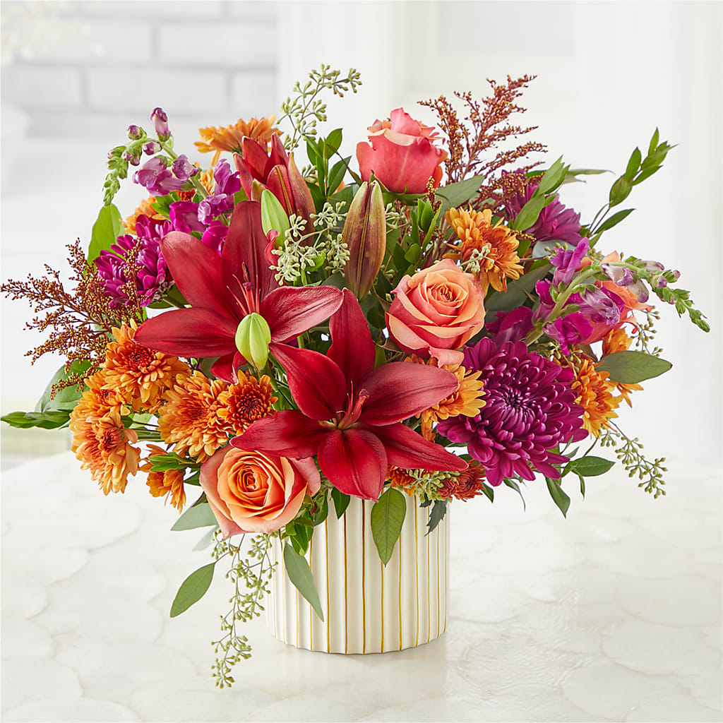 Burgundy Landscape Bouquet –  Magical Flowers, Naples FL