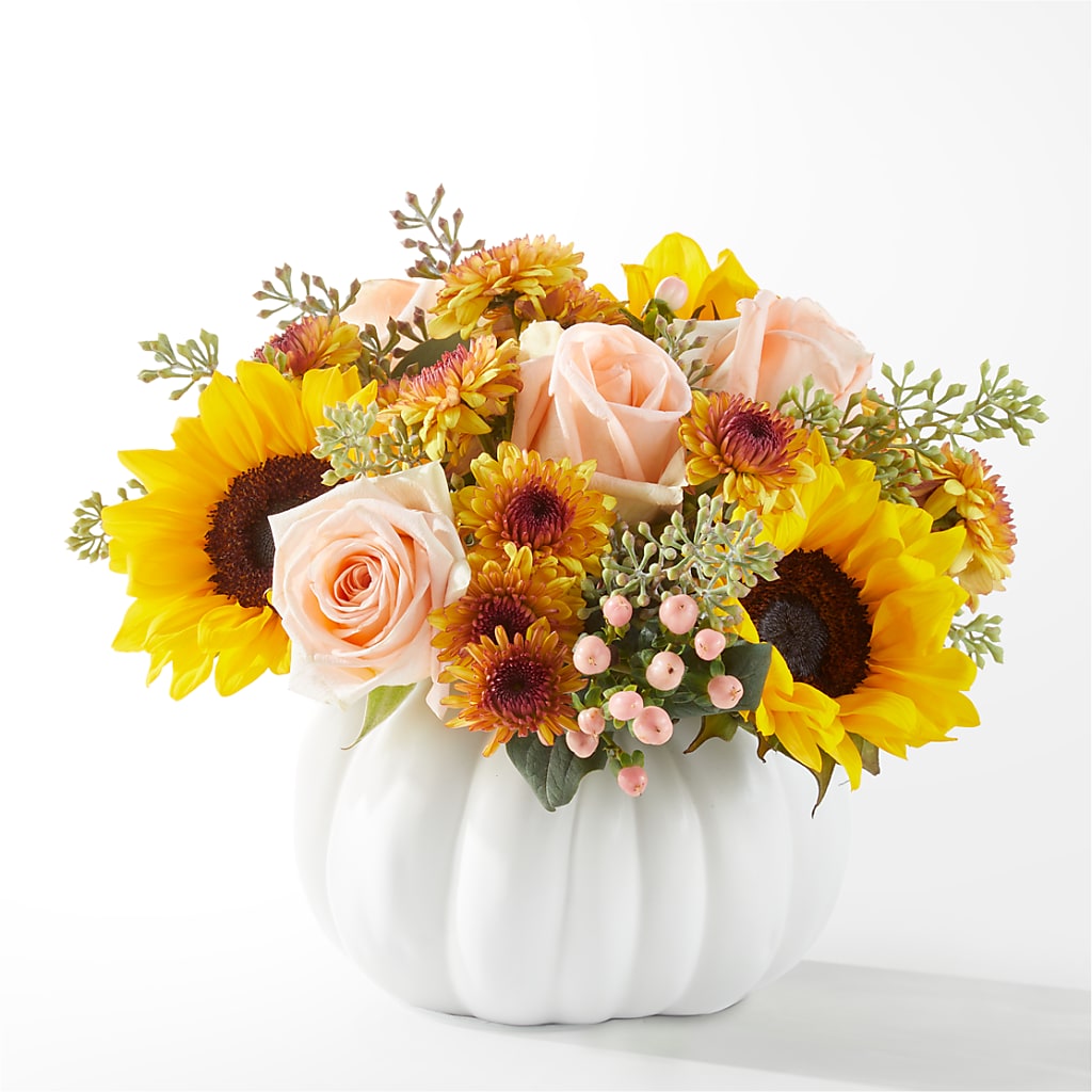Pumpkin to Talk About Bouquet –  Magical Flowers, Naples FL