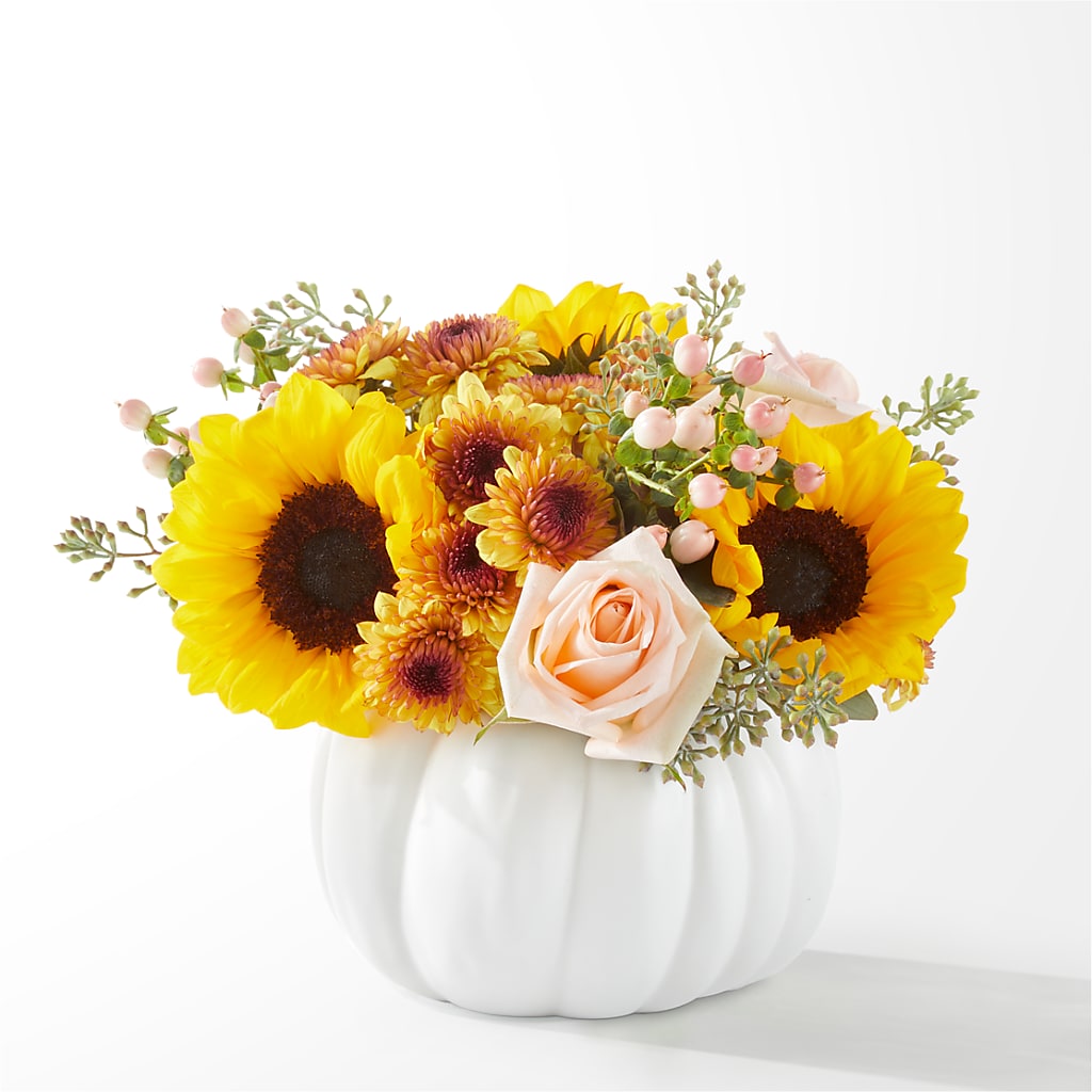 Pumpkin to Talk About Bouquet –  Magical Flowers, Naples FL