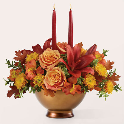 Harvest Table Centerpiece –  Magical Flowers, Naples FL