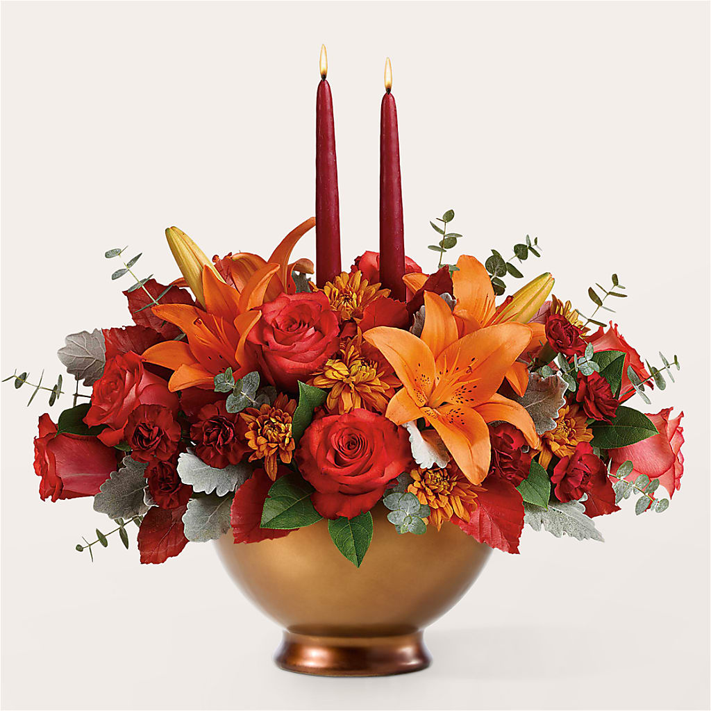 Fruits of Fall Centerpiece –  Magical Flowers, Naples FL
