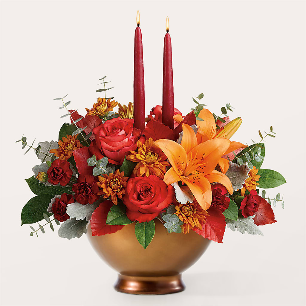 Fruits of Fall Centerpiece –  Magical Flowers, Naples FL
