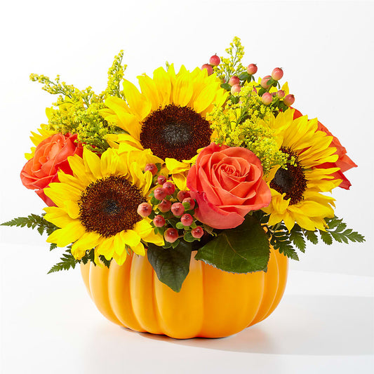 Pick of the Patch Pumpkin Bouquet –  Magical Flowers, Naples FL