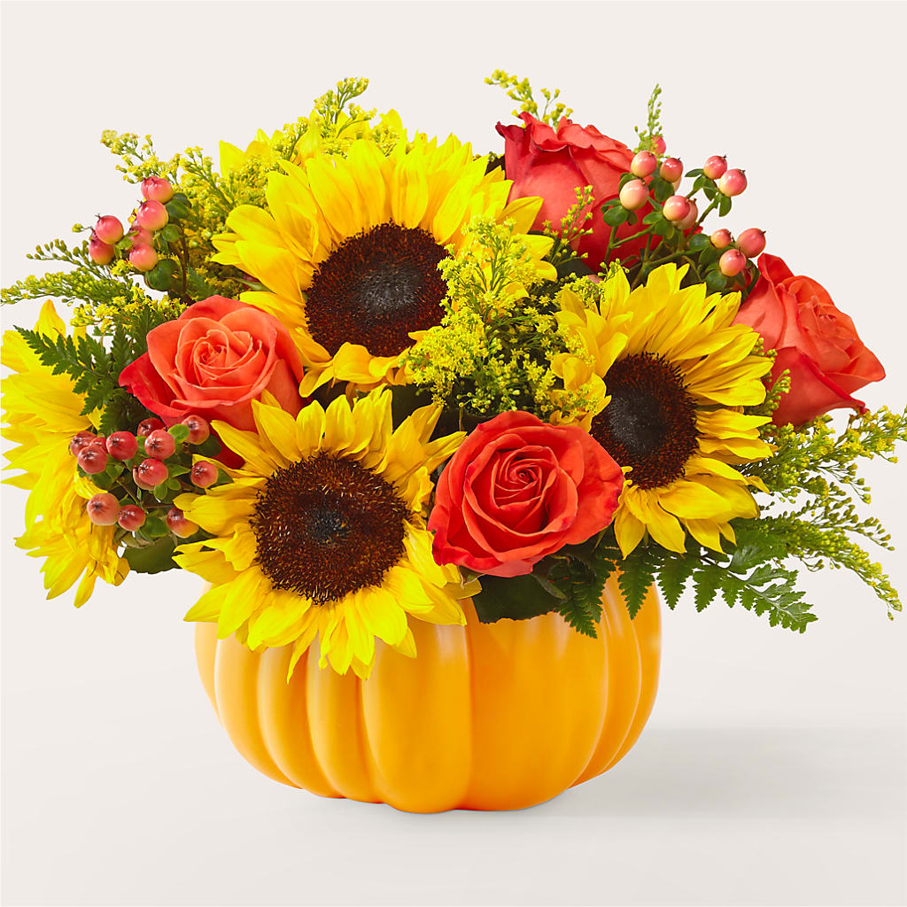 Pick of the Patch Pumpkin Bouquet –  Magical Flowers, Naples FL