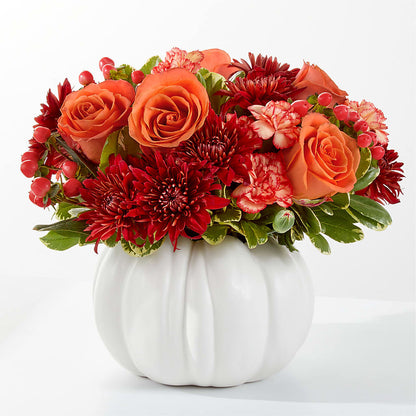 Autumn Air Pumpkin Bouquet –  Magical Flowers, Naples FL