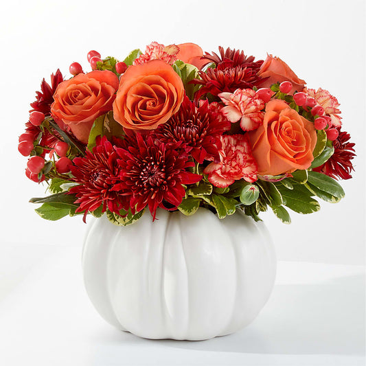 Autumn Air Pumpkin Bouquet –  Magical Flowers, Naples FL