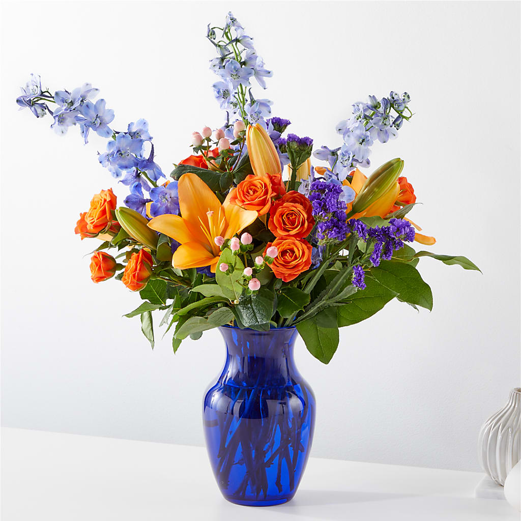 Radiant Citrus Bouquet –  Magical Flowers, Naples FL