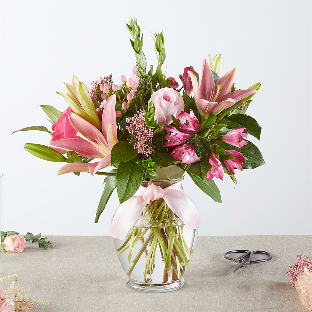 Pink Ribbon - A Florist Original –  Magical Flowers, Naples FL