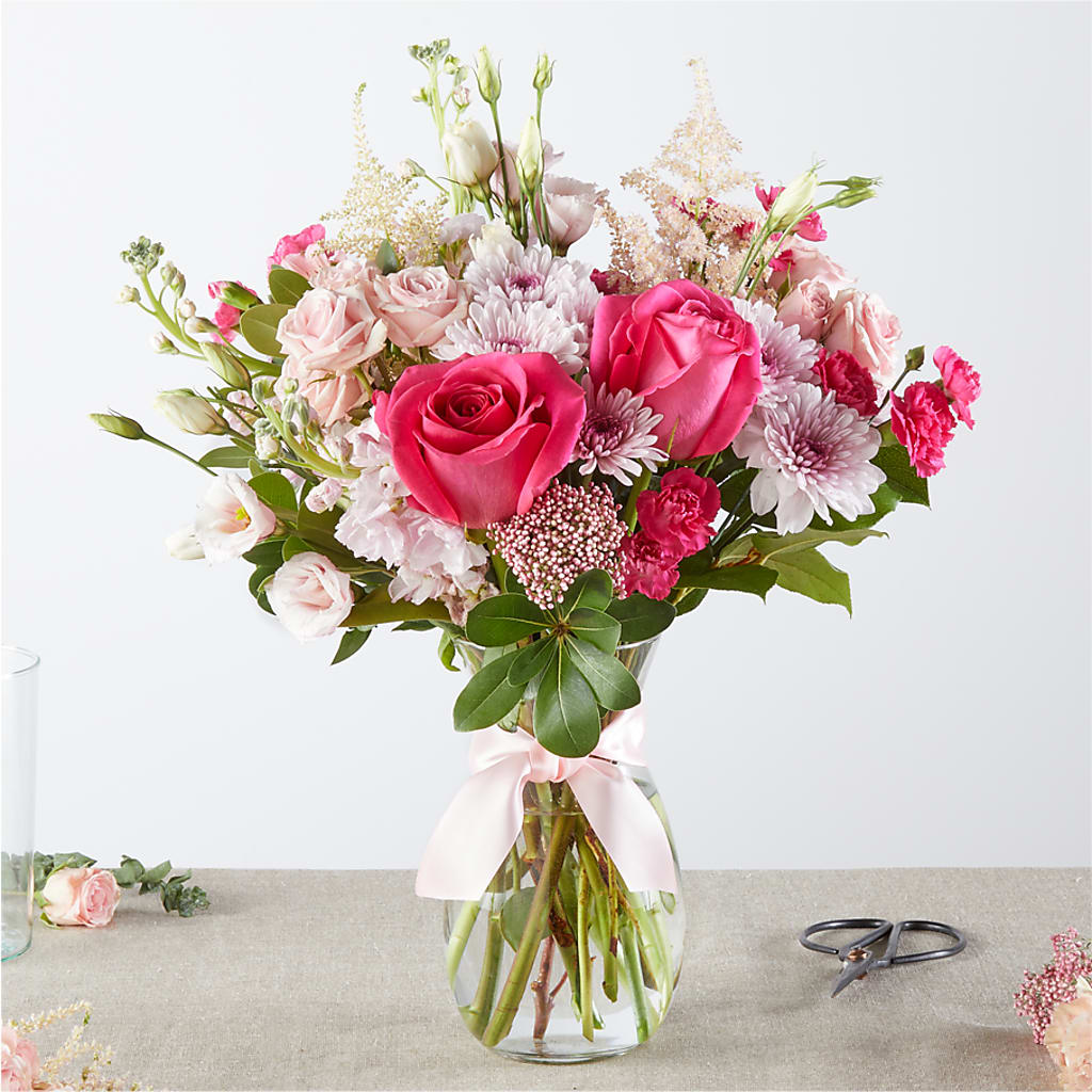 Pink Ribbon - A Florist Original –  Magical Flowers, Naples FL