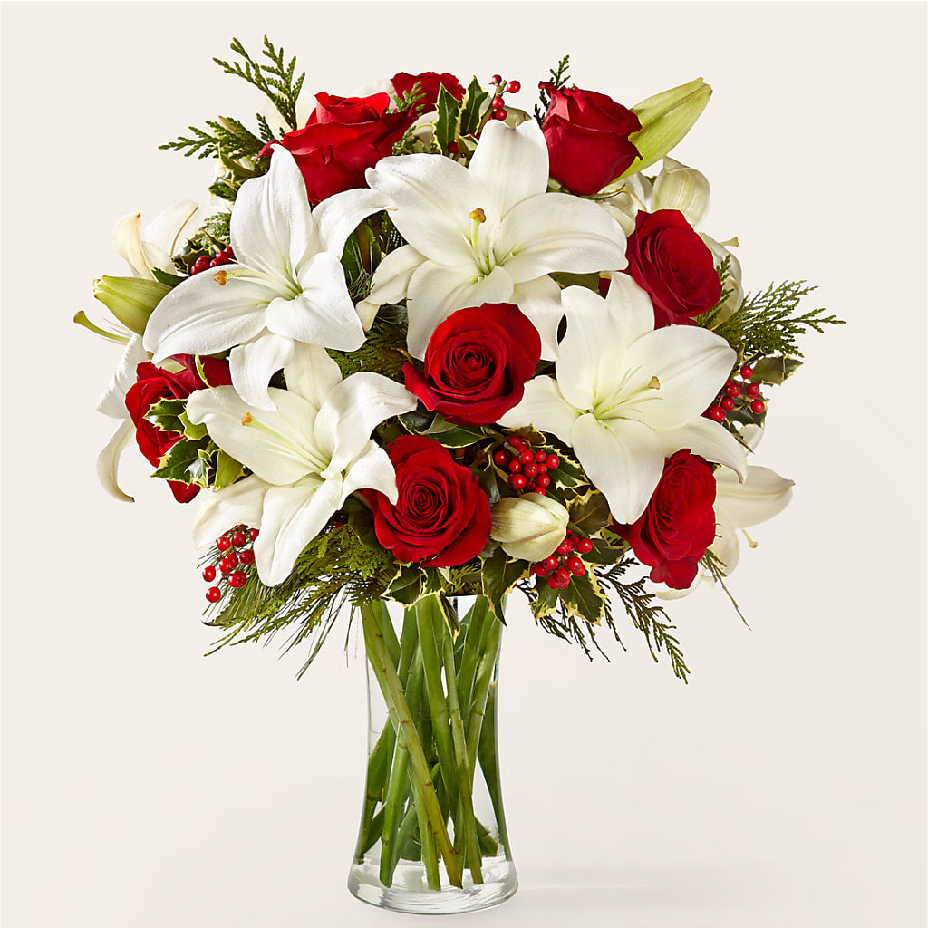 Sparkling Snowflakes Bouquet –  Magical Flowers, Naples FL