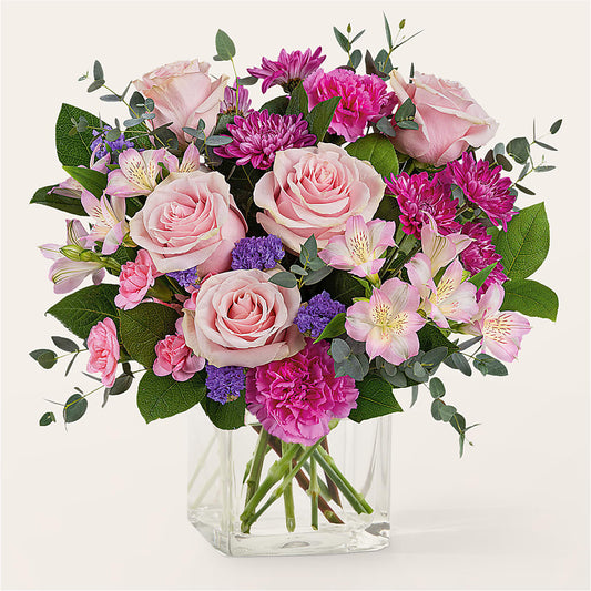 Rosy Radiance Bouquet –  Magical Flowers, Naples FL