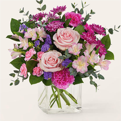 Rosy Radiance Bouquet –  Magical Flowers, Naples FL