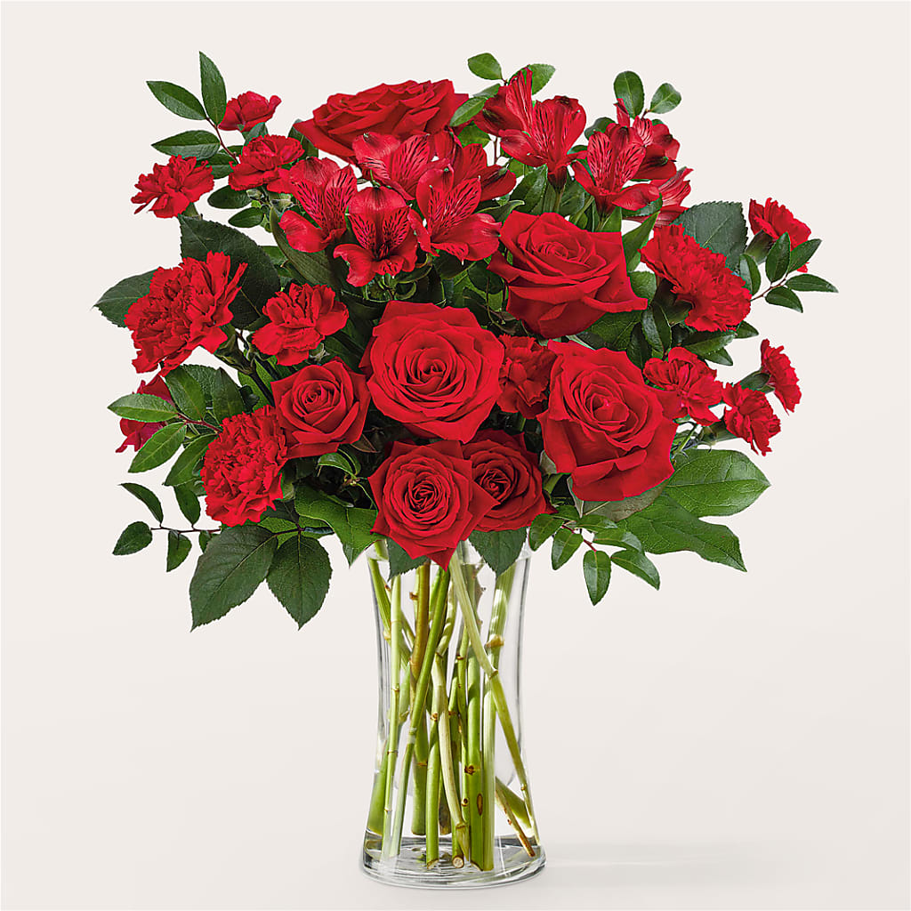 Brilliant Ruby Bouquet –  Magical Flowers, Naples FL