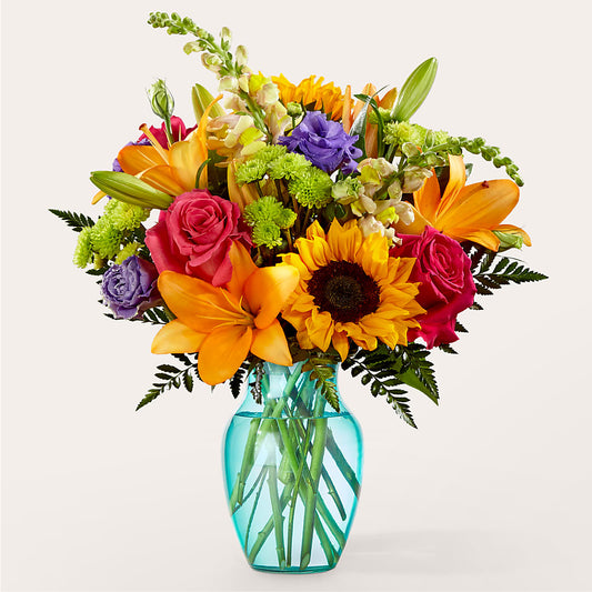 Double Rainbow Bouquet –  Magical Flowers, Naples FL