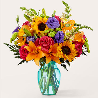 Double Rainbow Bouquet –  Magical Flowers, Naples FL