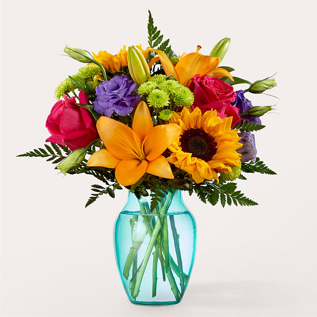 Double Rainbow Bouquet –  Magical Flowers, Naples FL