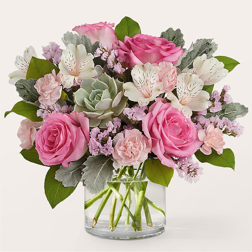 Dusty Rose Bouquet –  Magical Flowers, Naples FL