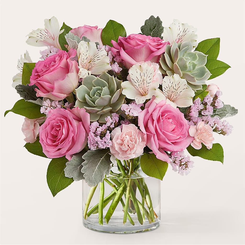 Dusty Rose Bouquet –  Magical Flowers, Naples FL