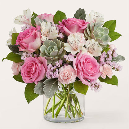 Dusty Rose Bouquet –  Magical Flowers, Naples FL