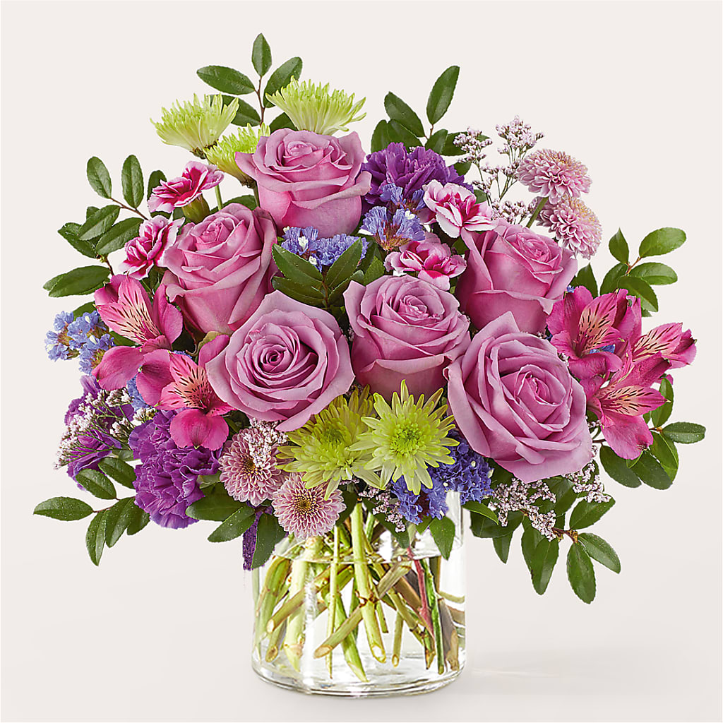Glass Half Full Bouquet –  Magical Flowers, Naples FL