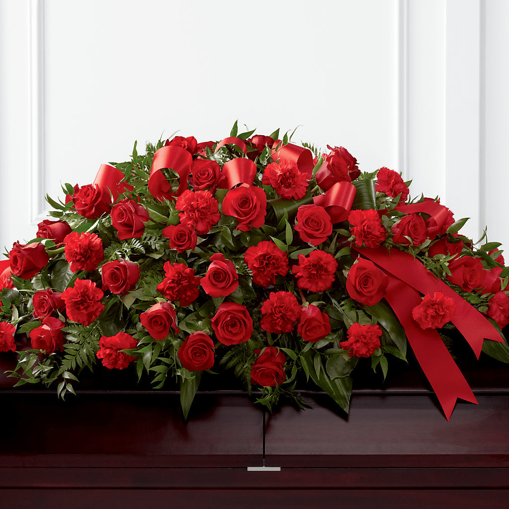 Tribute of Life Casket Spray –  Magical Flowers, Naples FL