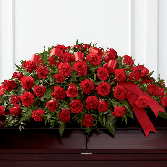 Tribute of Life Casket Spray –  Magical Flowers, Naples FL