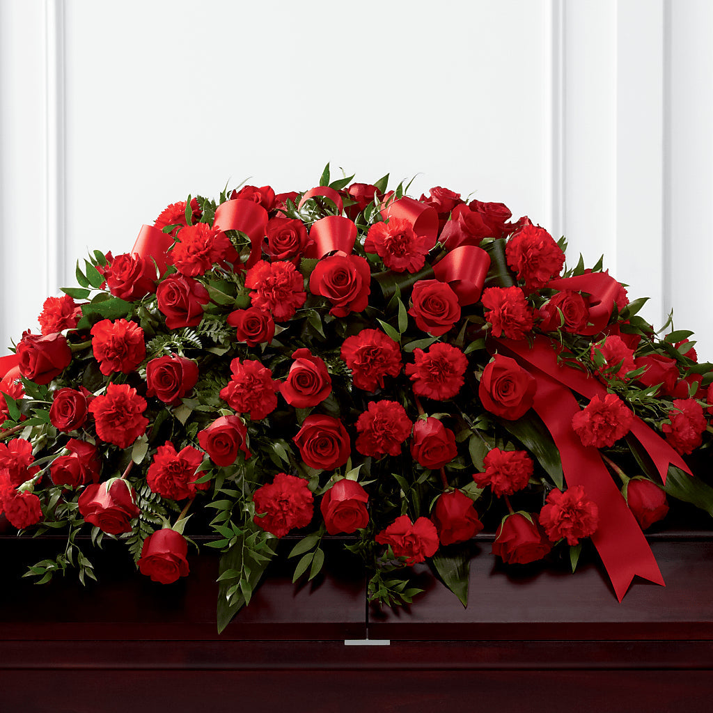 Tribute of Life Casket Spray –  Magical Flowers, Naples FL