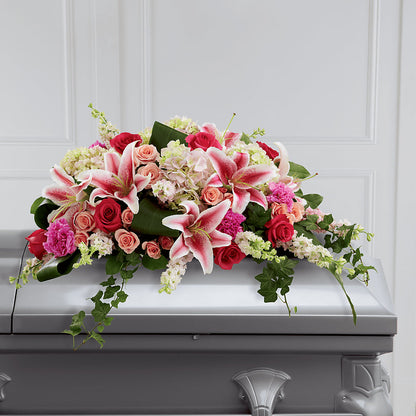 Splendid Grace Casket Spray –  Magical Flowers, Naples FL